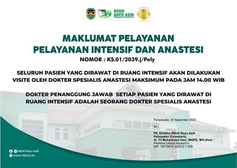 Maklumat Pelayanan Intensif dan Anestesi