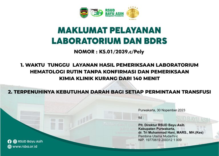 Maklumat Pelayanan Laboratroium